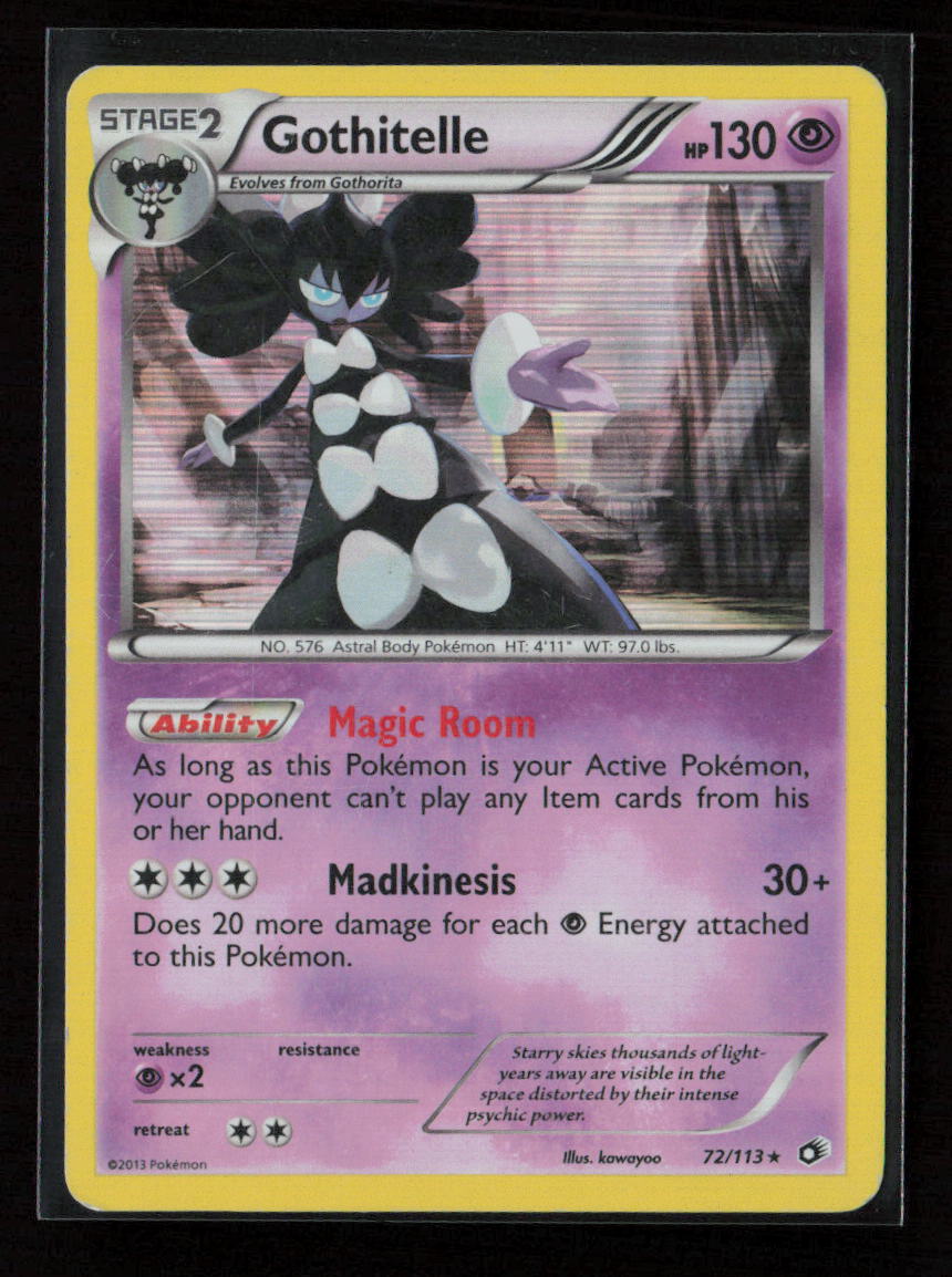 Gothitelle Holo Rare Legendary Treasures 72/113 LP