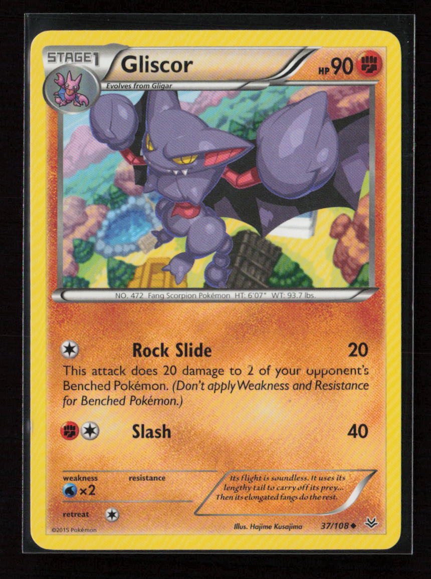 Gliscor Uncommon XY - Roaring Skies 37/108 LP