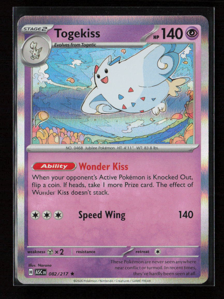 Togekiss - Rare ME: Ascended Heroes 082/217 NM