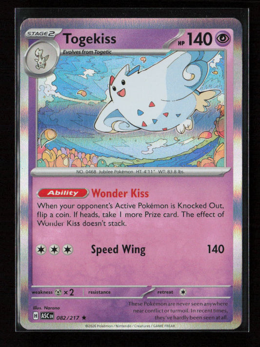 Togekiss - Rare ME: Ascended Heroes 082/217 NM