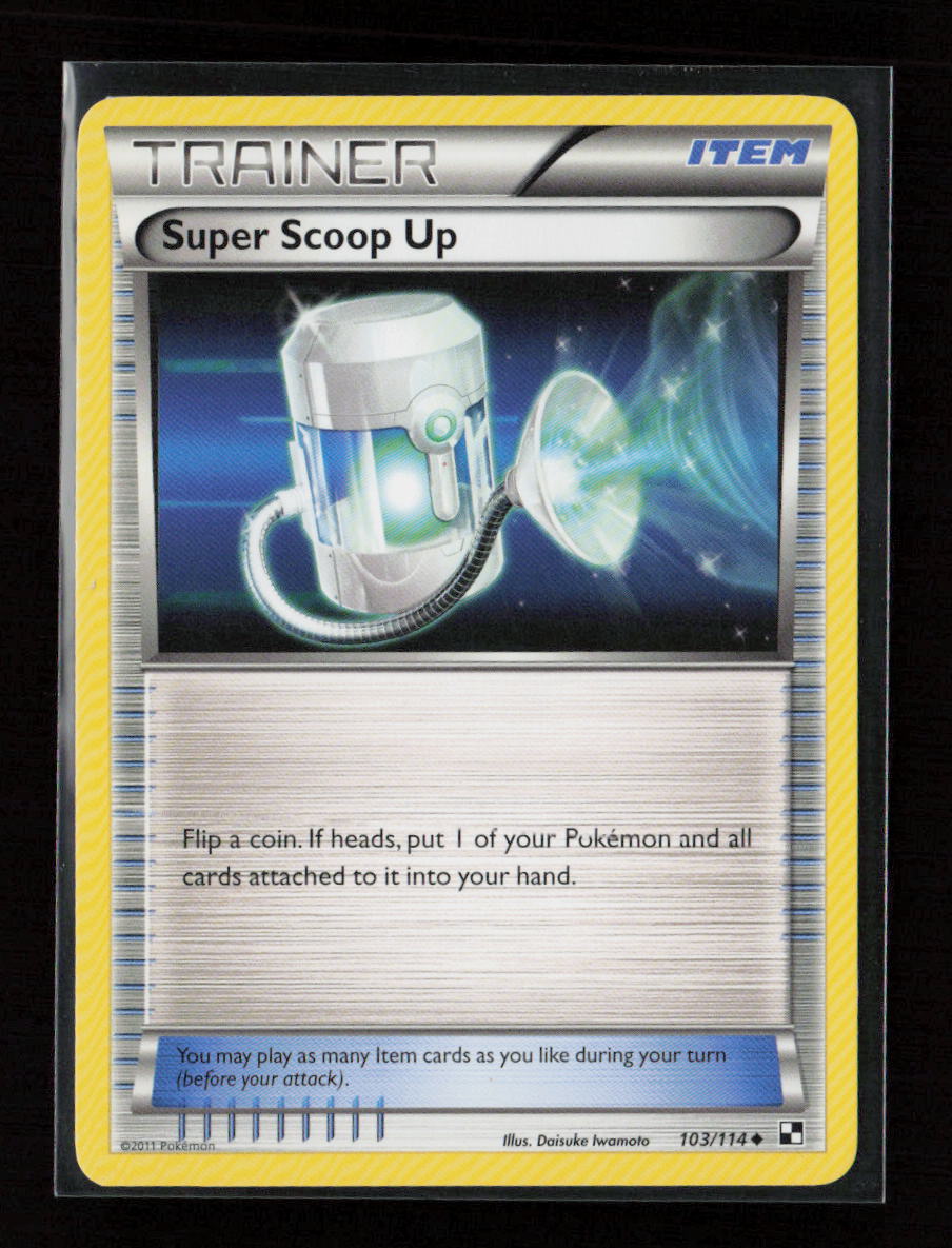 Super Scoop Up Uncommon Black and White 103/114 NM