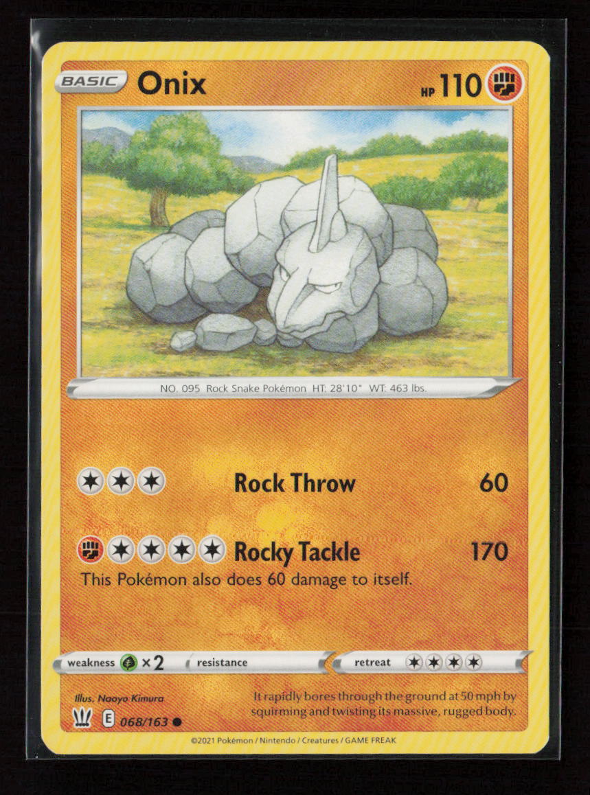 Onix Common SWSH05: Battle Styles 068/163 LP