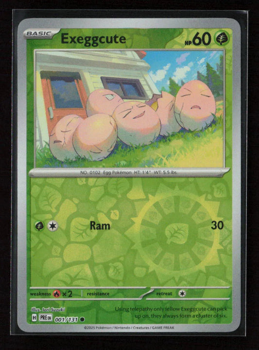 Exeggcute Common SV: Prismatic Evolutions 001/131 NM - Kang's Collectibles