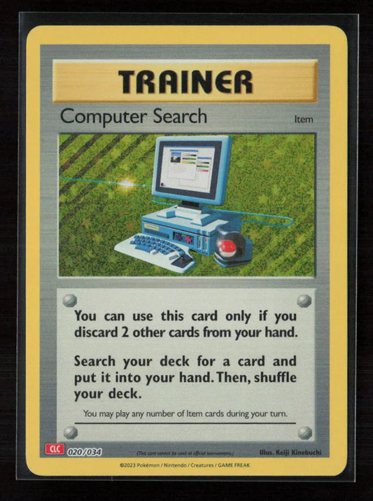 Computer Search (CLV) Classic Collection Trading Card Game Classic 020/034 NM - Kang's Collectibles