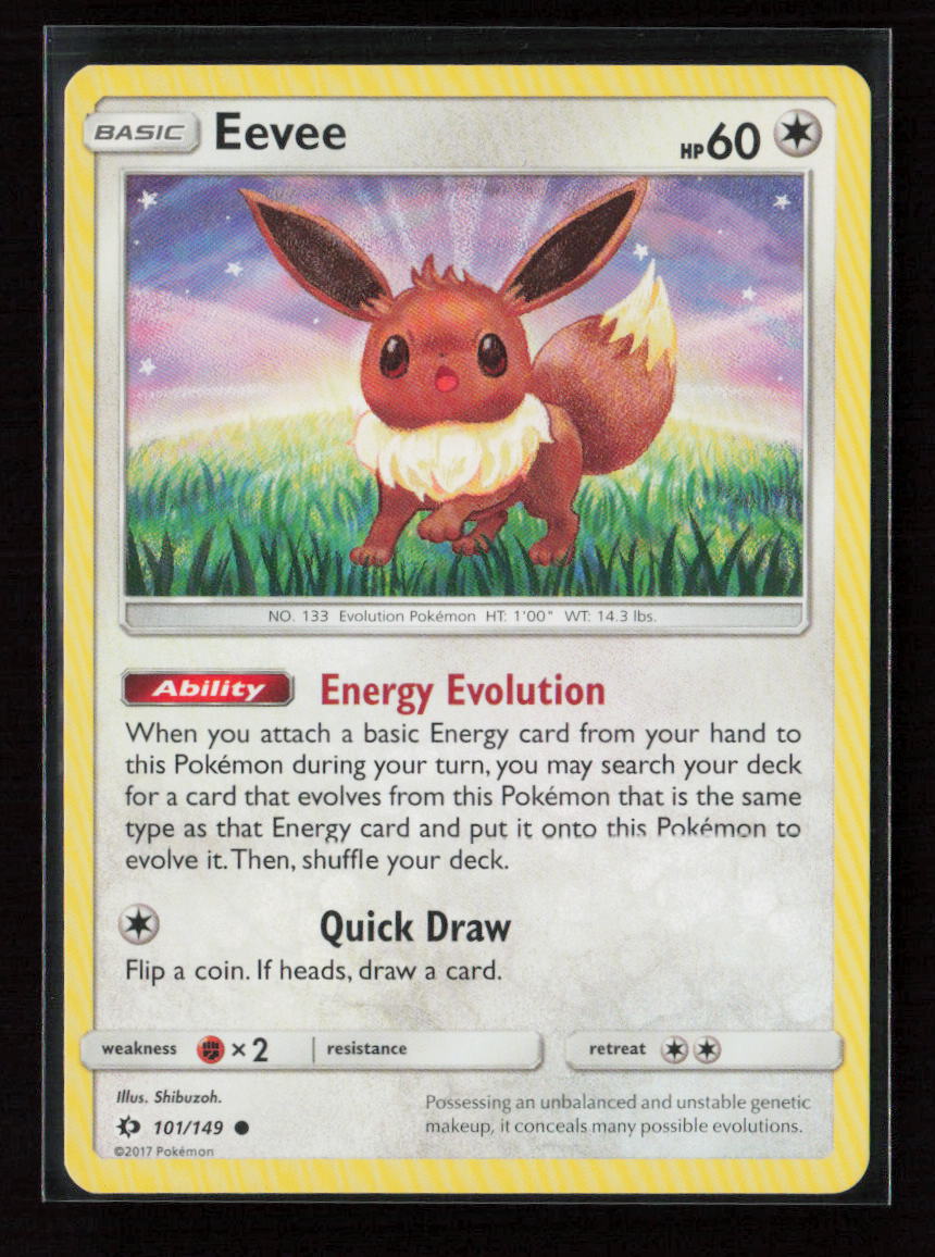 Eevee Common SM Base Set 101/149 LP