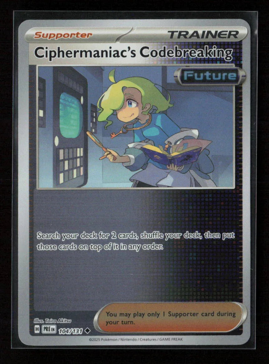Ciphermaniac's Codebreaking Uncommon SV: Prismatic Evolutions 104/131 NM - Kang's Collectibles