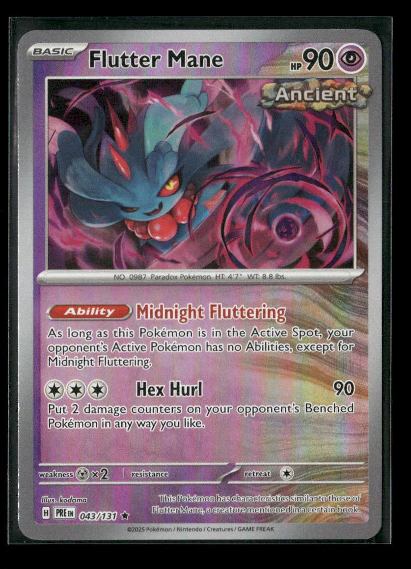 Flutter Mane (Poke Ball Pattern) Rare SV: Prismatic Evolutions 043/131 NM - Kang's Collectibles