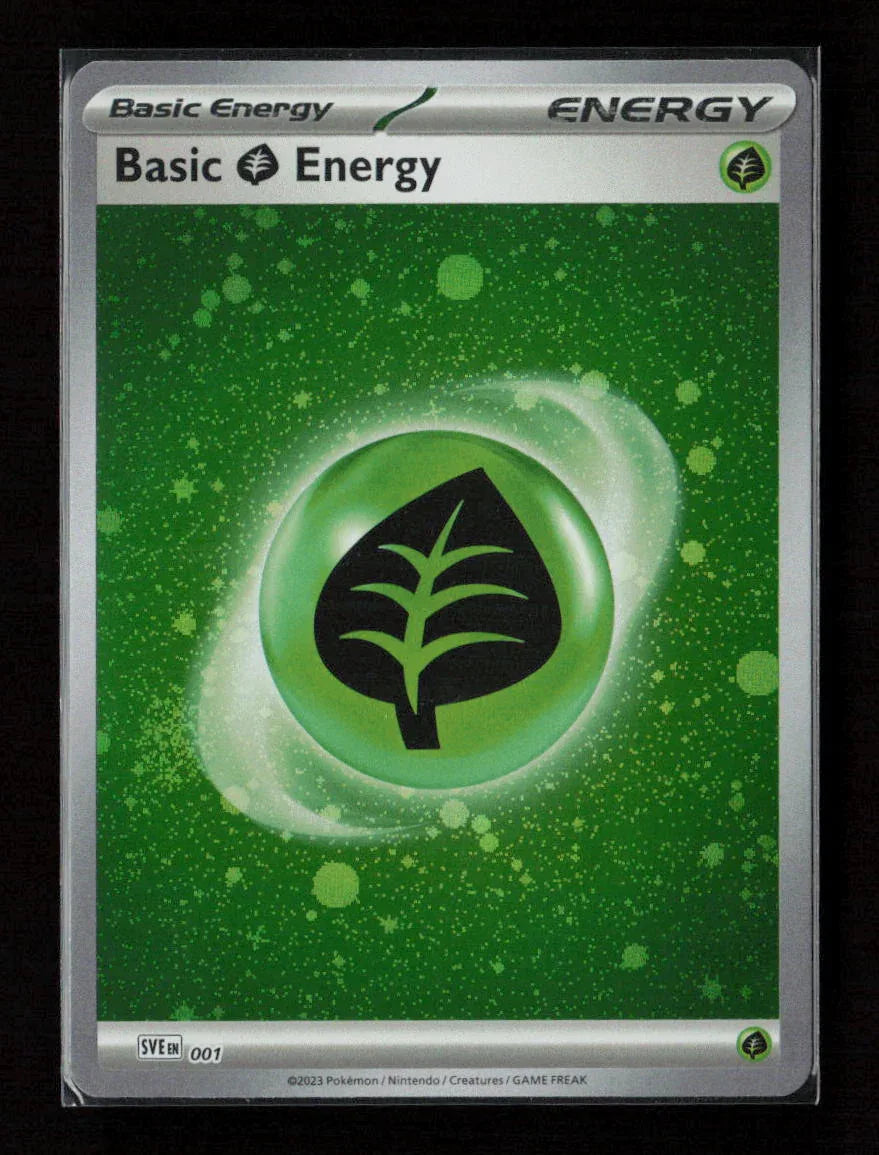 Basic Grass Energy - Common SVE: Scarlet & Violet Energies 001 NM - Kang's Collectibles