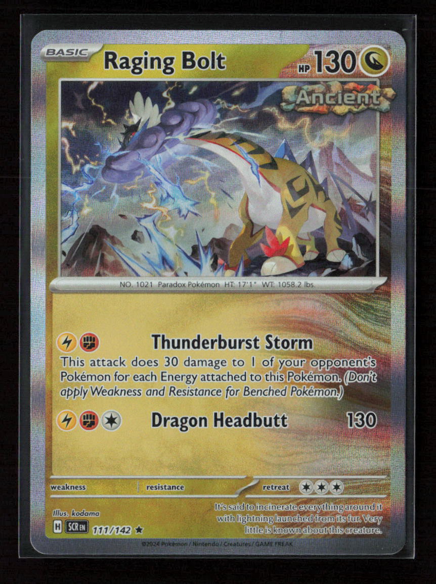 Raging Bolt Rare SV07: Stellar Crown 111/142 NM