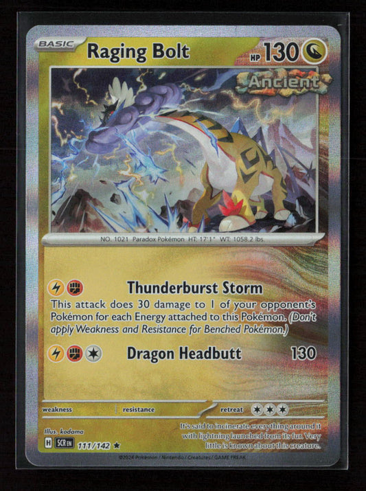 Raging Bolt Rare SV07: Stellar Crown 111/142 NM