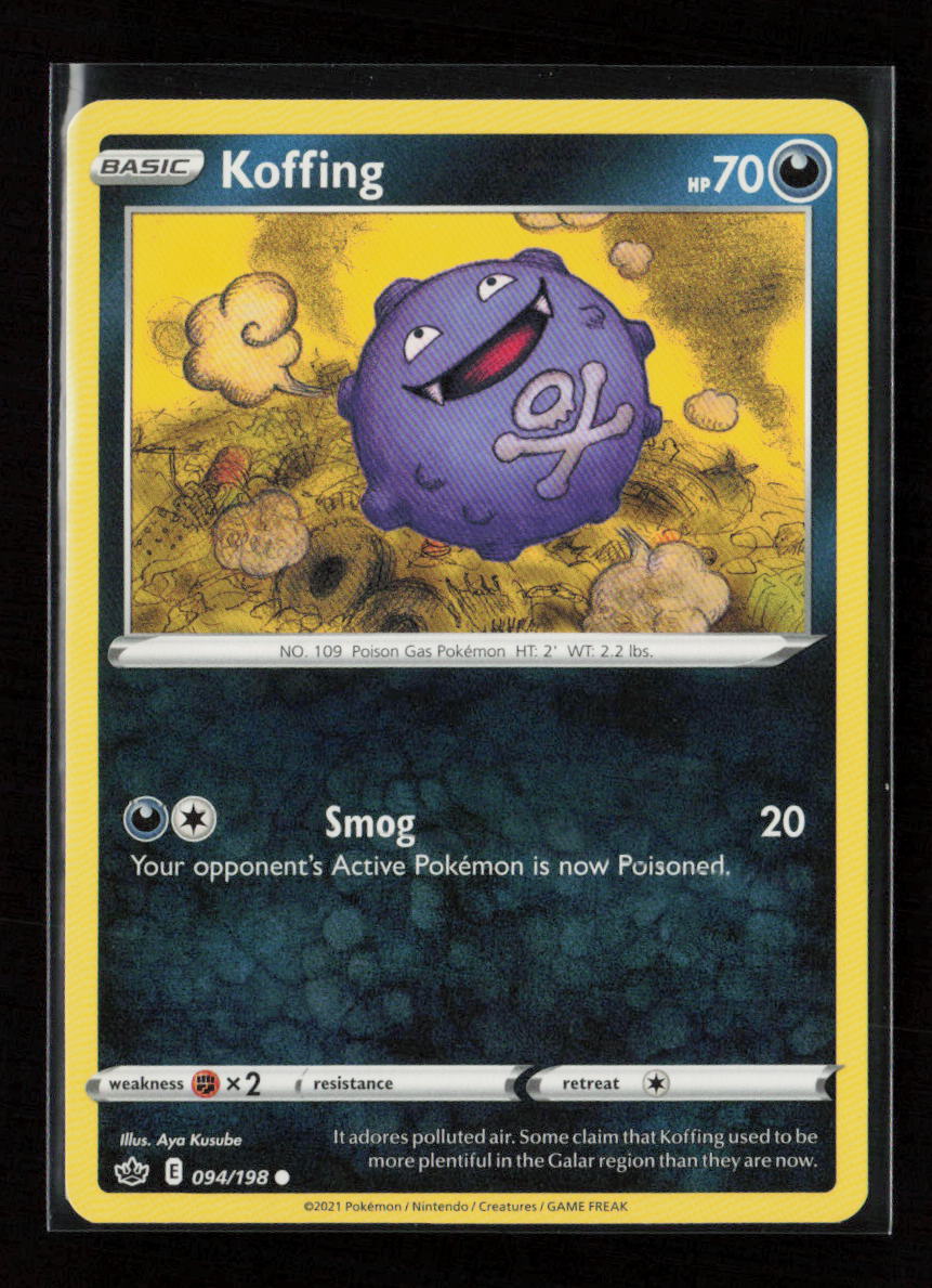 Koffing Common SWSH06: Chilling Reign 094/198 LP