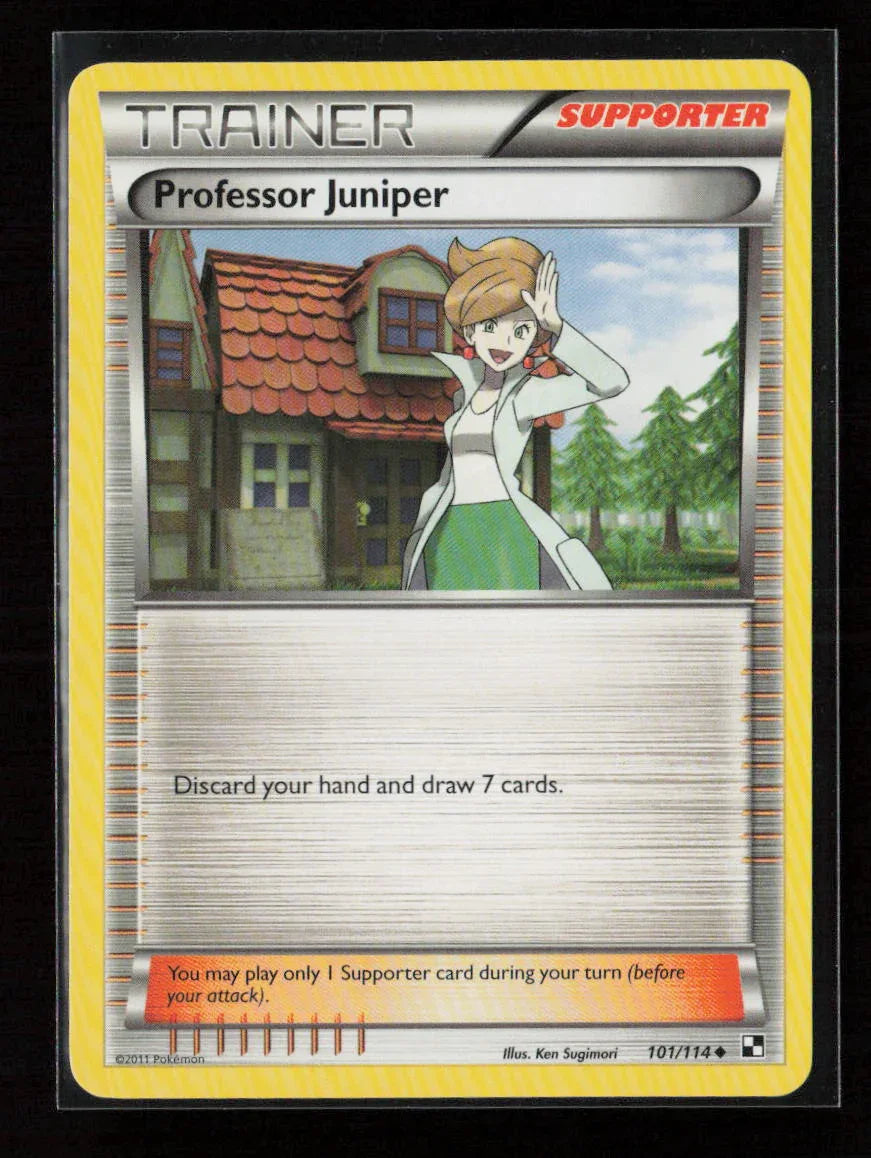 Professor Juniper Uncommon Black and White 101/114 NM - Kang's Collectibles