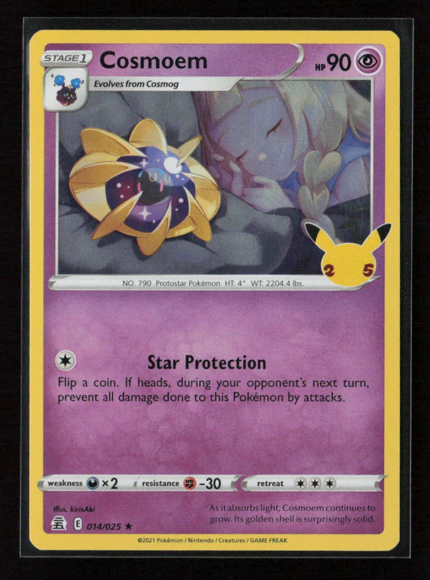Cosmoem Holo Rare Celebrations 014/025 NM - Kang's Collectibles