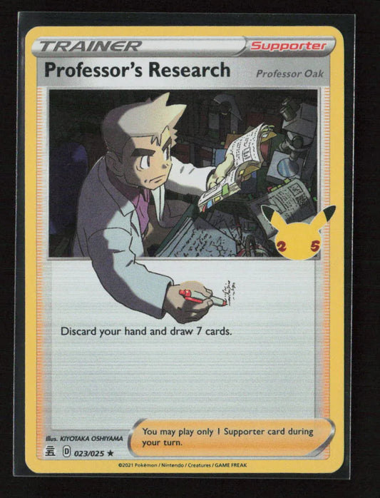 Professor's Research Holo Rare Celebrations 023/025 NM - Kang's Collectibles
