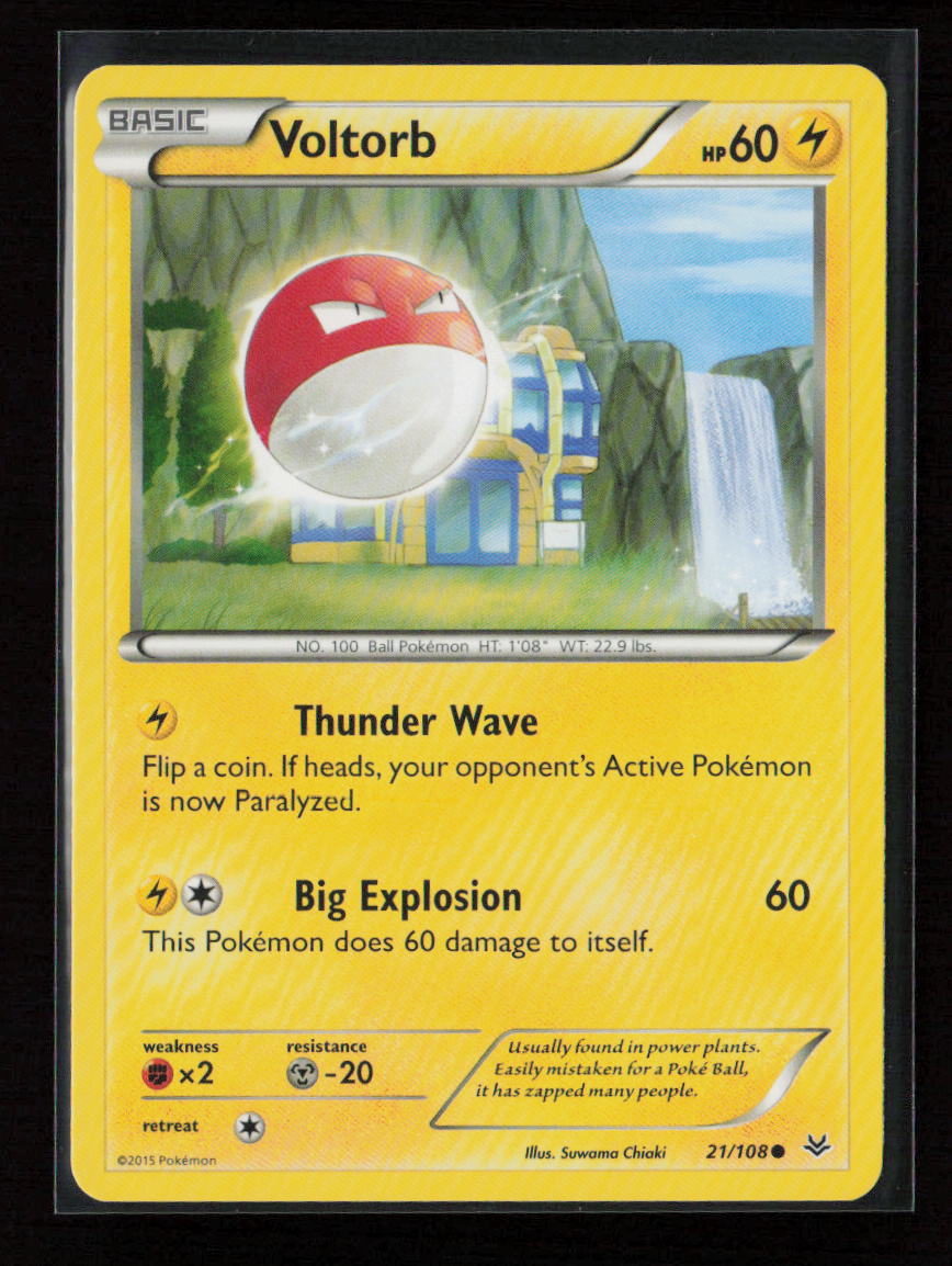 Voltorb Common XY - Roaring Skies 21/108 LP
