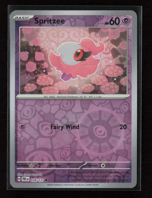 Spritzee Common SV: Prismatic Evolutions 038/131 NM - Kang's Collectibles