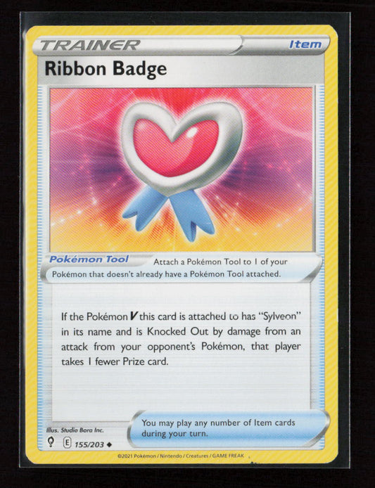 Ribbon Badge Uncommon SWSH07: Evolving Skies 155/203 LP