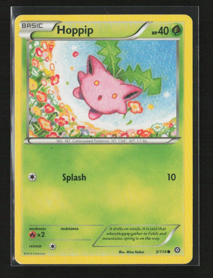 Hoppip Common XY - Steam Siege 3/114 MP - Kang's Collectibles