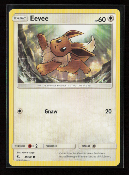 Eevee (49) Common Hidden Fates 49/68 NM