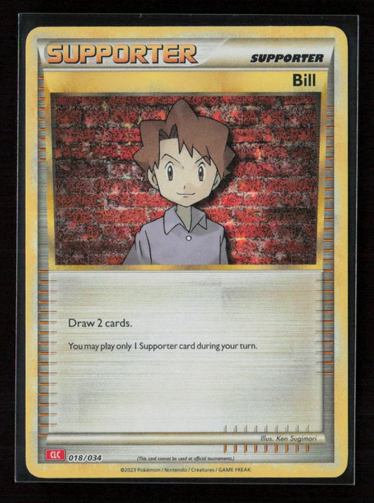Bill (CLV) Classic Collection Trading Card Game Classic 018/034 NM - Kang's Collectibles