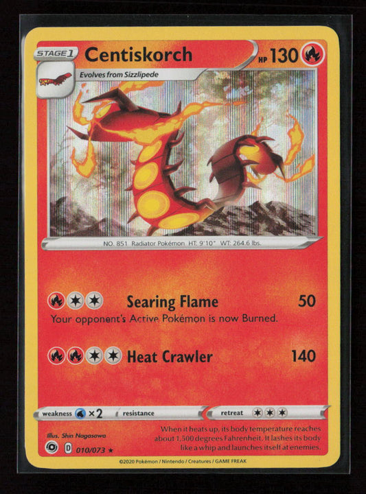 Centiskorch Holo Rare Champion's Path 10/73 NM