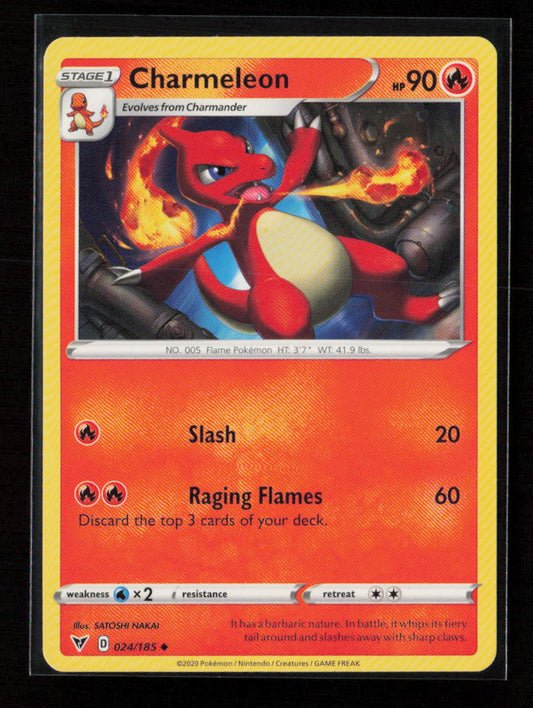 Charmeleon Uncommon SWSH04: Vivid Voltage 024/185 NM