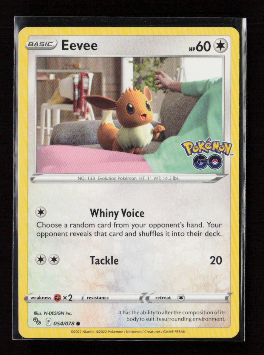 Eevee Common Pokemon GO 054/078 LP