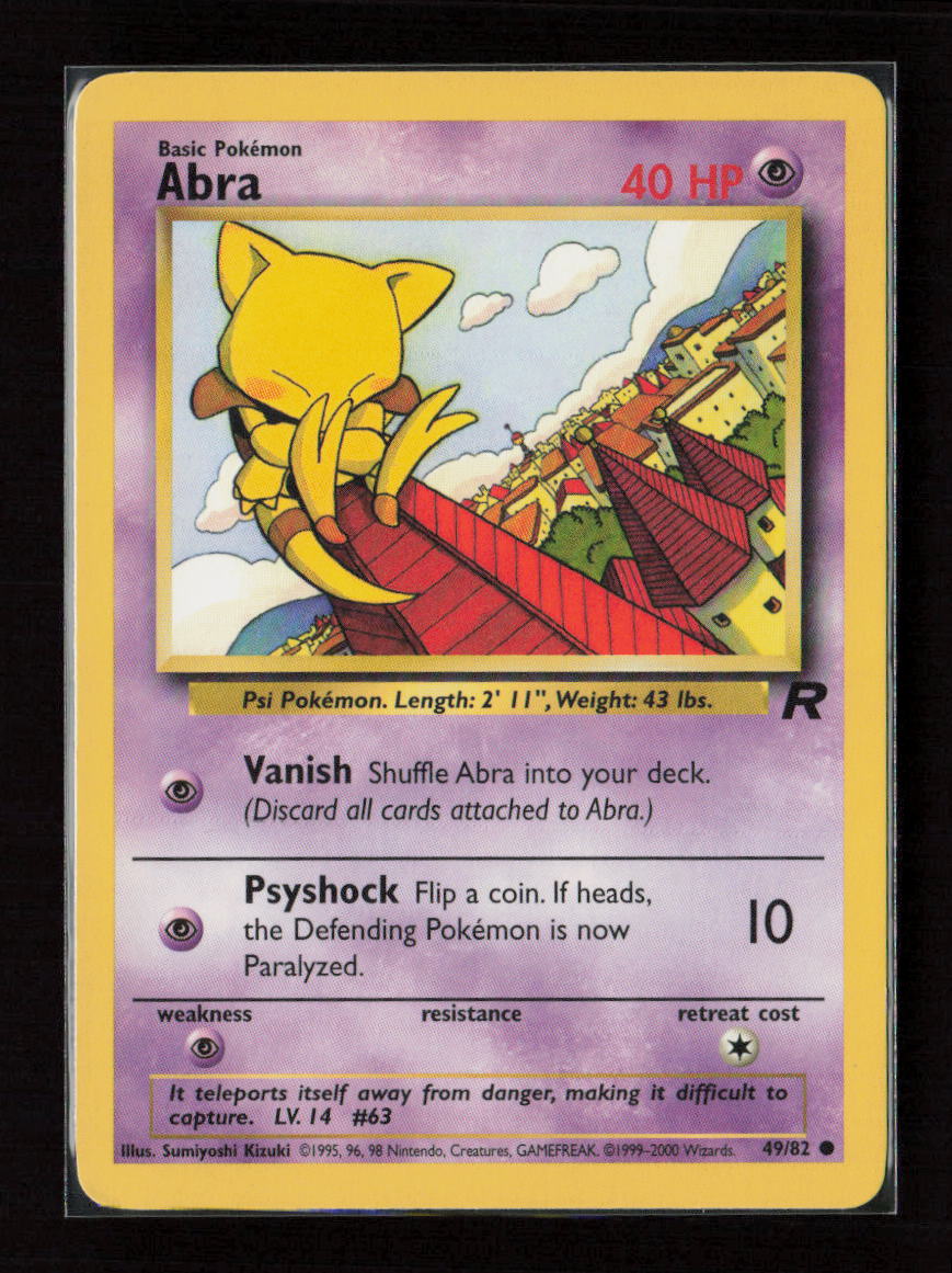 Abra Common Team Rocket 49/82 LP
