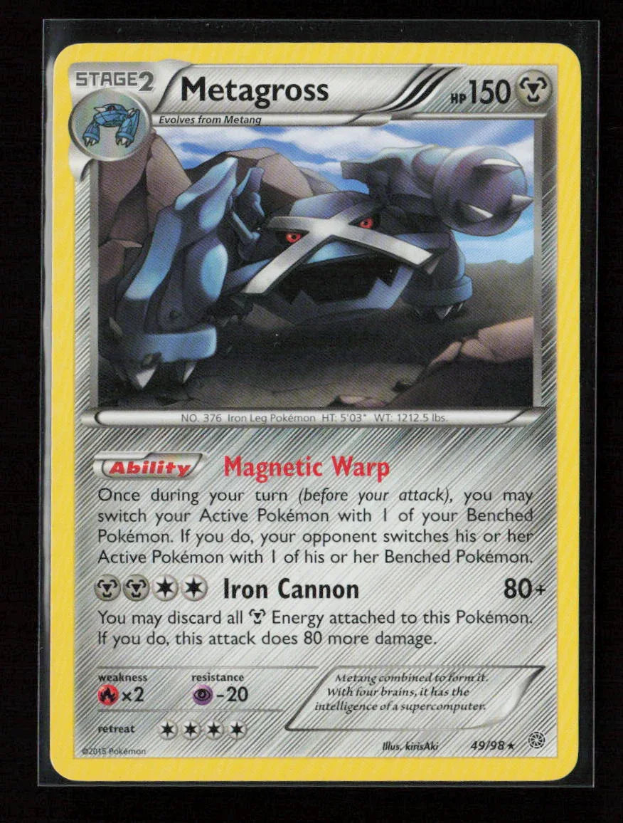 Metagross (49) Rare XY - Ancient Origins 49/98 LP - Kang's Collectibles