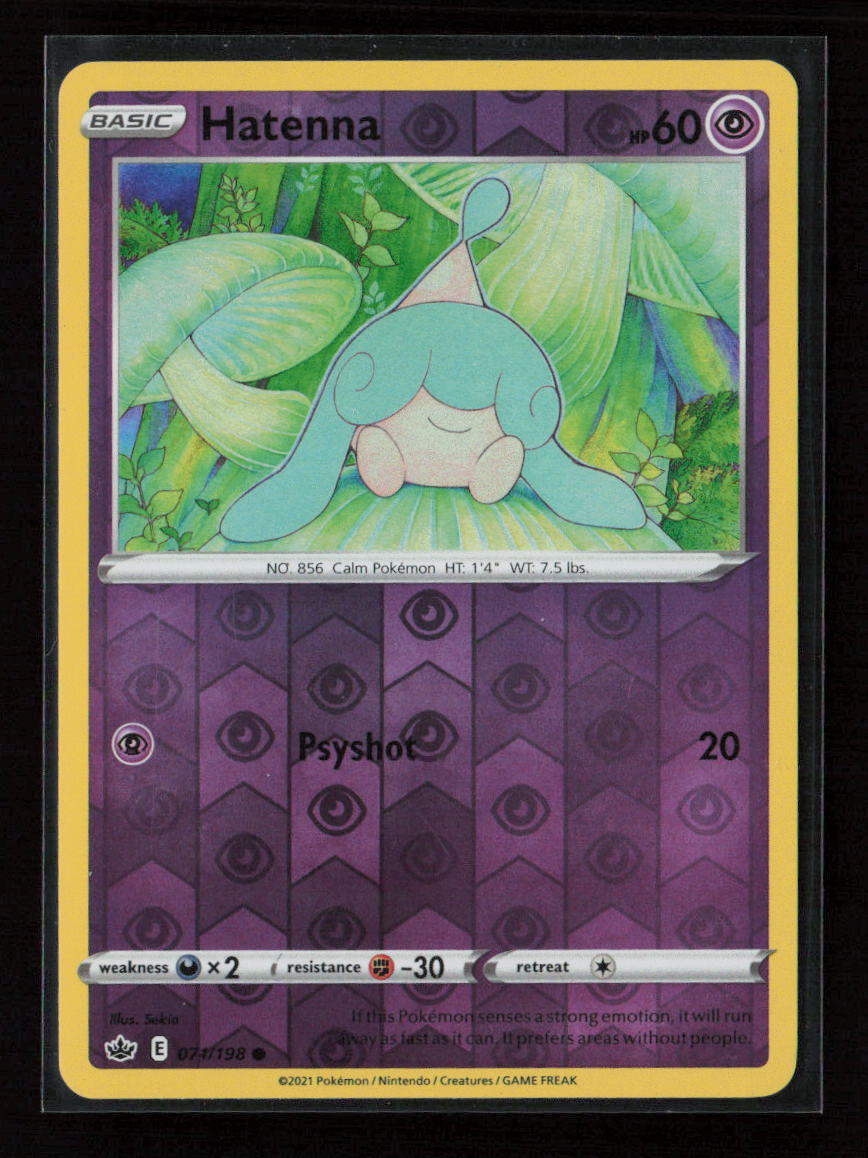 Hatenna Common SWSH06: Chilling Reign 071/198 LP