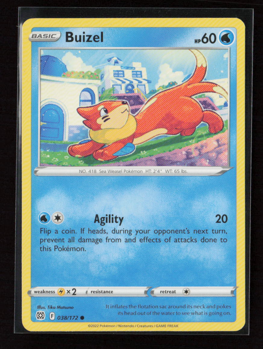 Buizel Common SWSH09: Brilliant Stars 038/172 LP