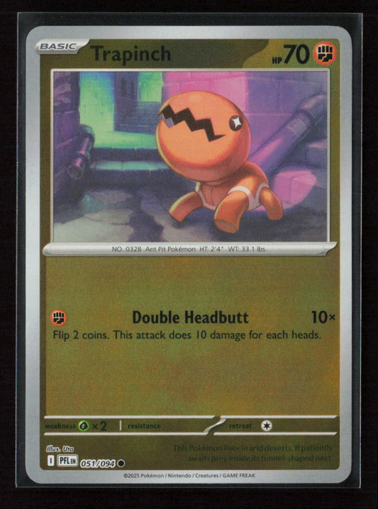 Trapinch Common ME02: Phantasmal Flames 051/094 NM