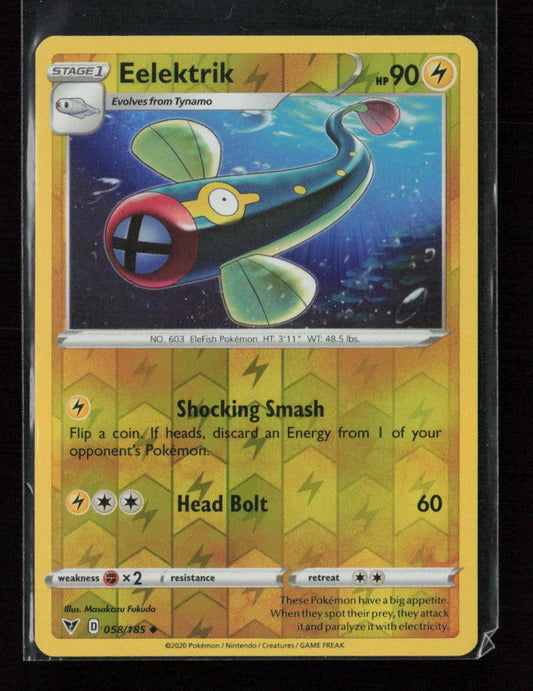 Eelektrik Uncommon SWSH04: Vivid Voltage 058/185 LP - Kang's Collectibles