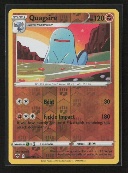 Quagsire Rare SWSH04: Vivid Voltage 084/185 NM - Kang's Collectibles