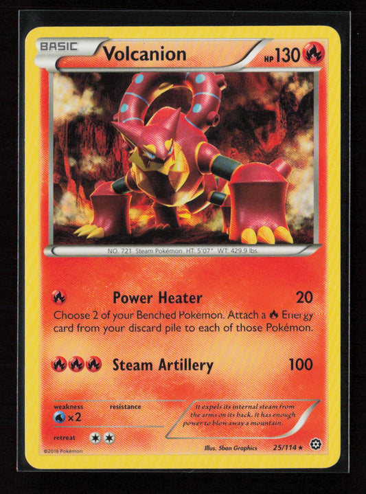 Volcanion - (Cracked Ice Holo) Holo Rare Deck Exclusives 025/114 LP