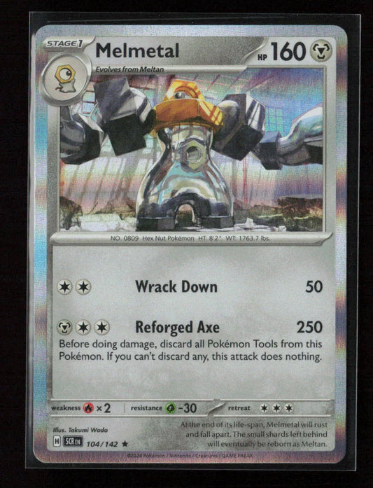 Melmetal Rare SV07: Stellar Crown 104/142 NM - Kang's Collectibles