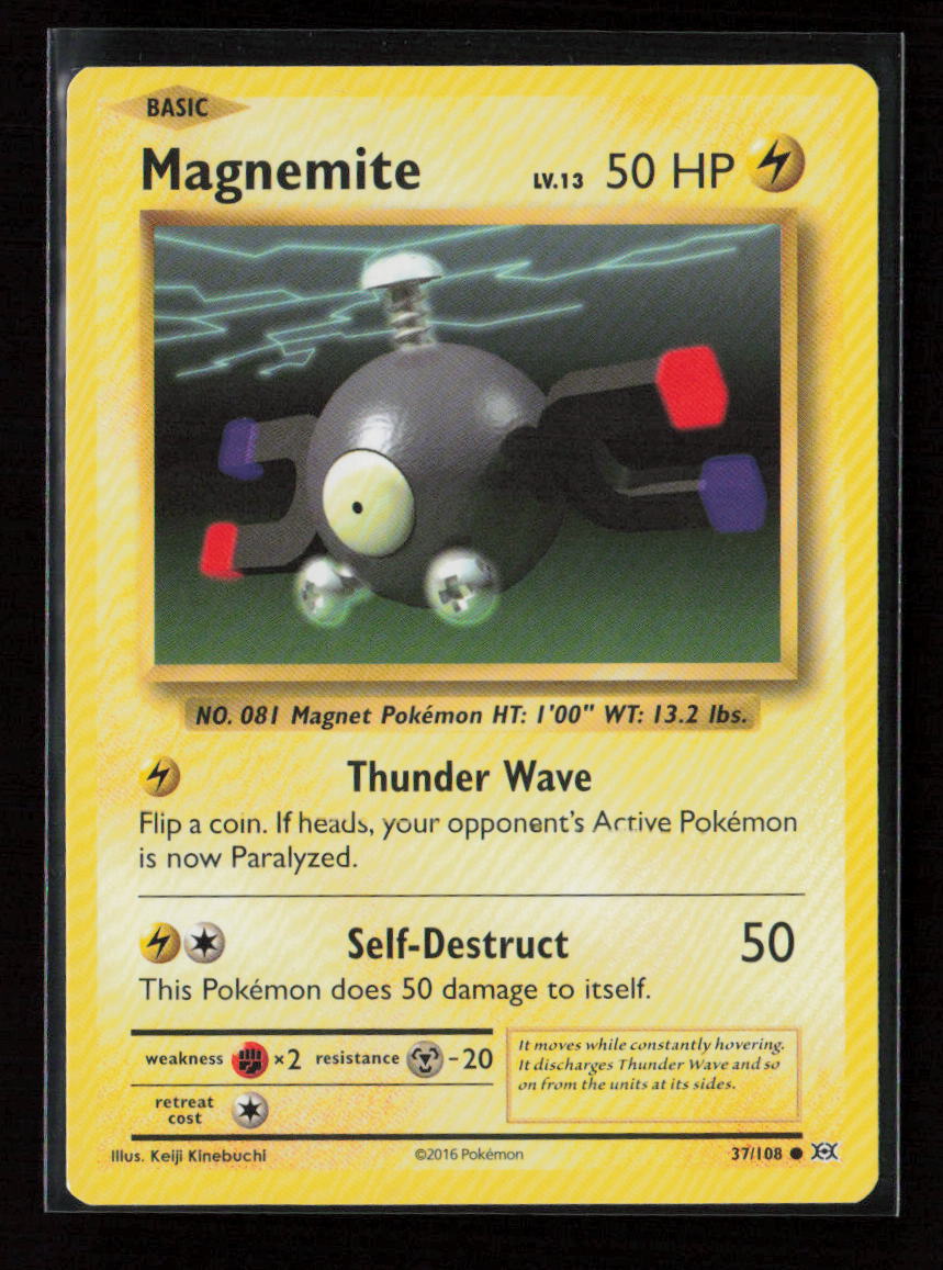 Magnemite Common XY - Evolutions 37/108 LP