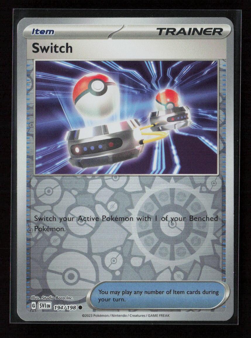 Switch Common SV01: Scarlet & Violet Base Set 194/198 NM - Kang's Collectibles
