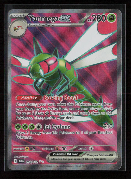 Yanmega ex - Ultra Rare SV10: Destined Rivals 206/182 NM - Kang's Collectibles