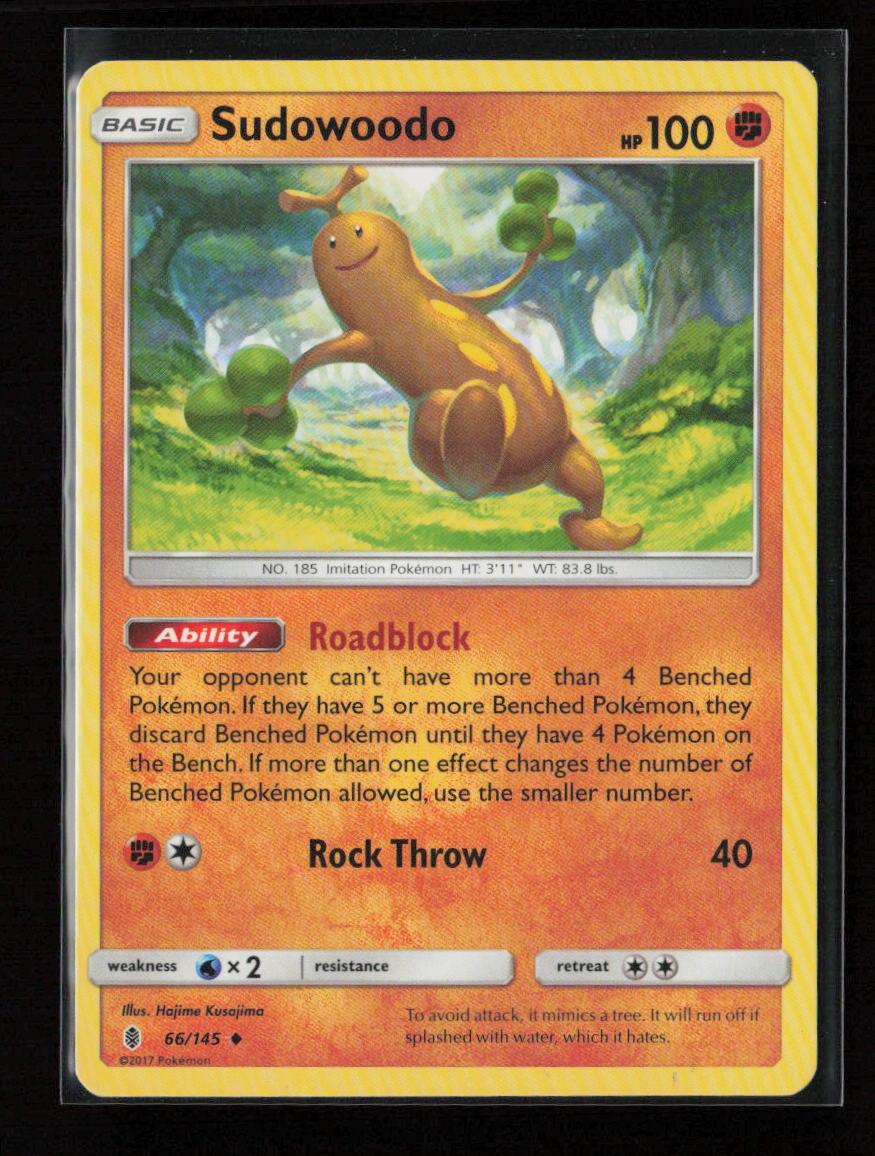 Sudowoodo Uncommon SM - Guardians Rising 66/145 LP - Kang's Collectibles
