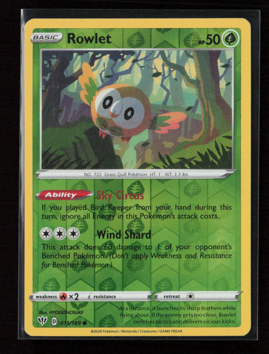 Rowlet Common Shining Fates 006/072 NM