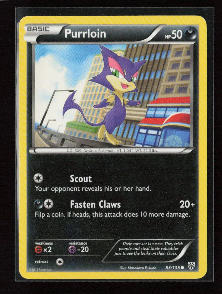 Purrloin (83) Common Plasma Storm 83/135 LP - Kang's Collectibles