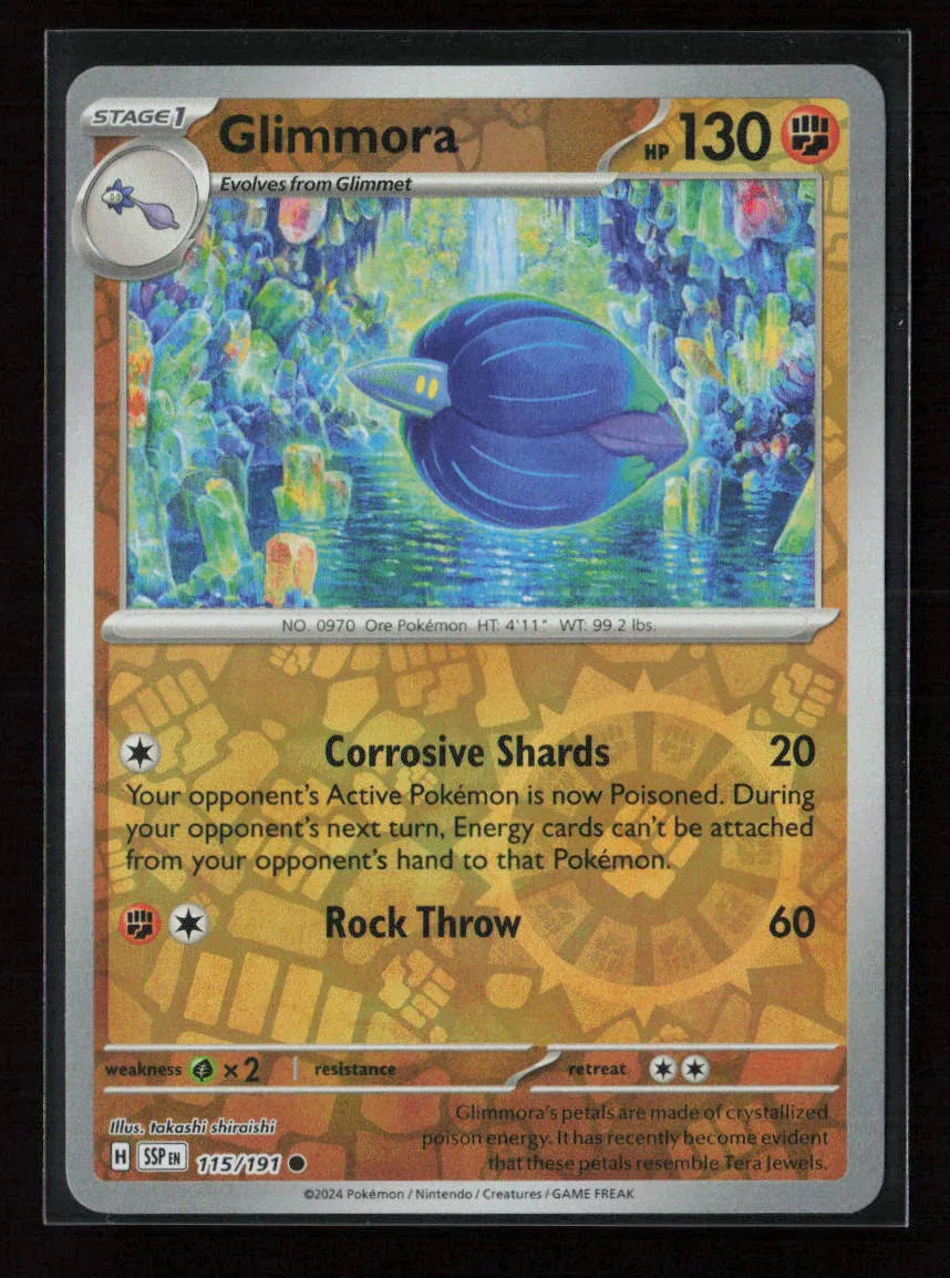 Glimmora Common SV08: Surging Sparks 115/191 NM - Kang's Collectibles