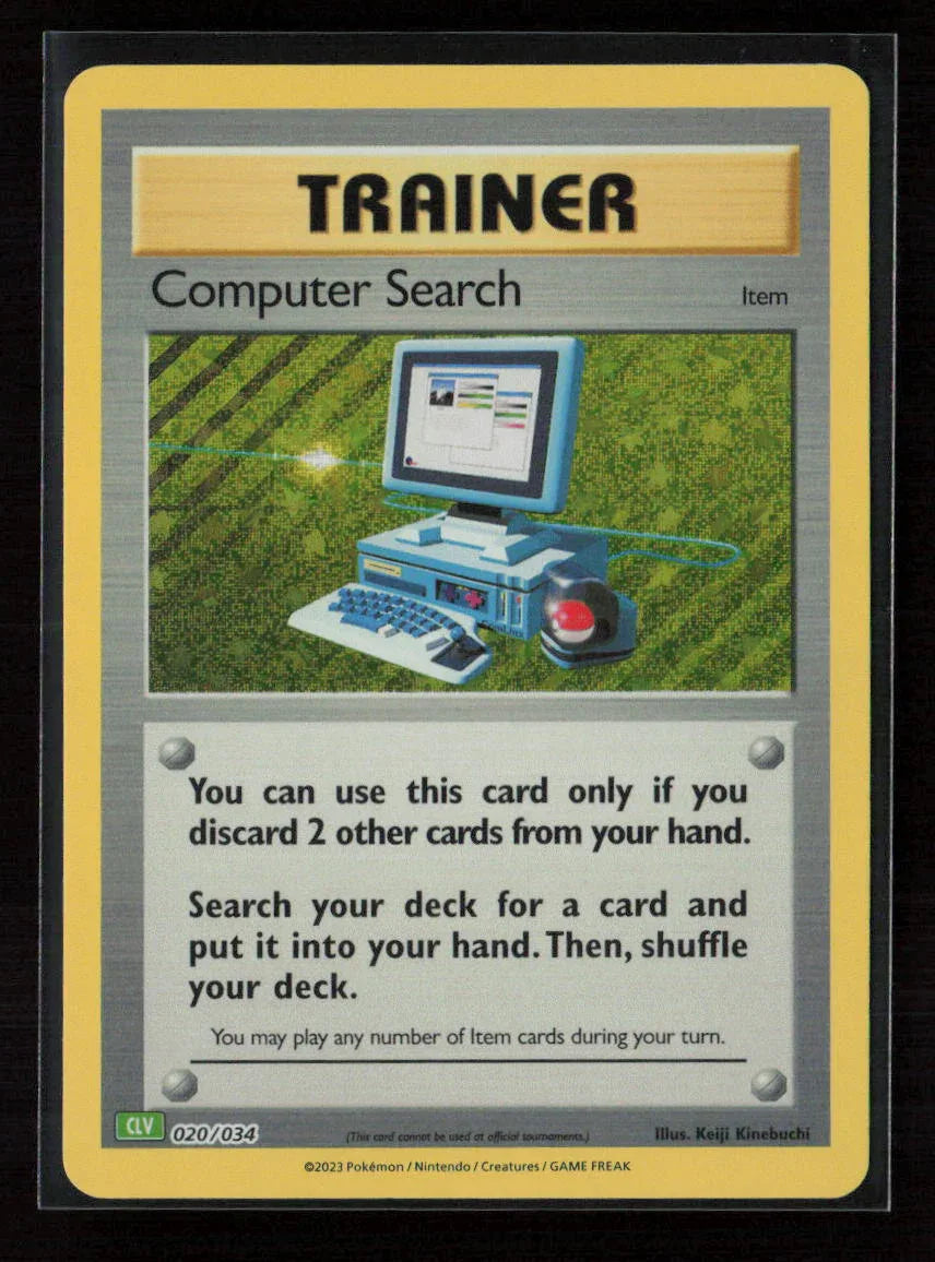 Computer Search (CLV) Classic Collection Trading Card Game Classic 020/034 NM - Kang's Collectibles