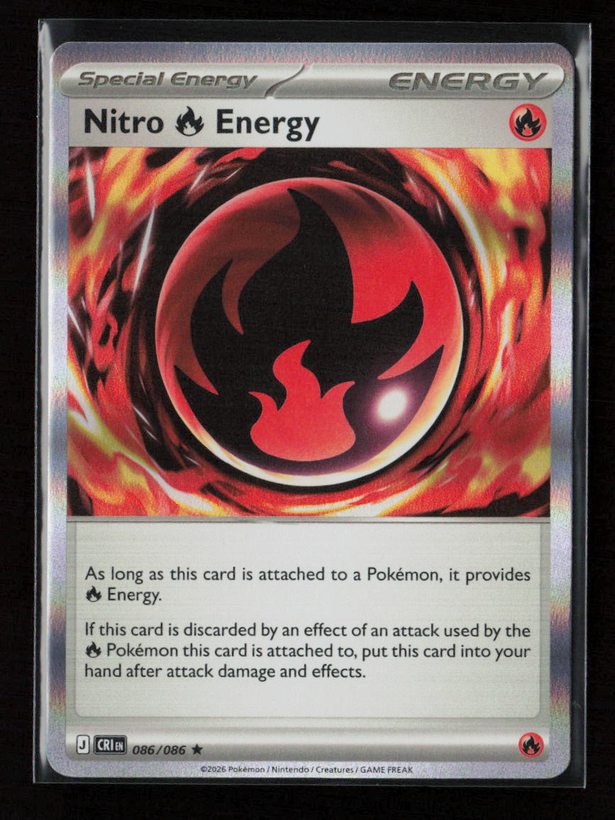 Nitro R Energy Rare ME04: Chaos Rising 086/086 LP