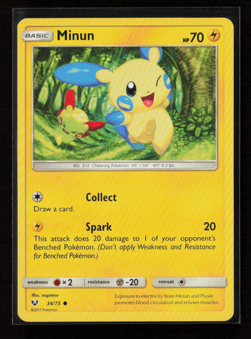 Minun Common Shining Legends 34/73 LP