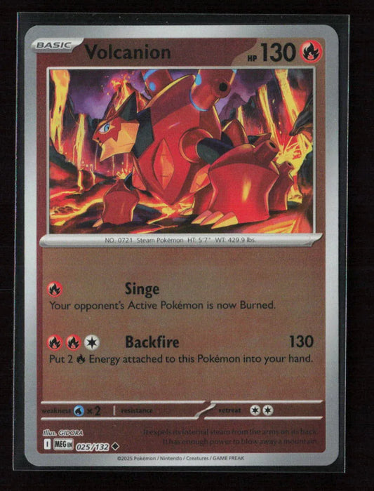 Volcanion Uncommon ME01: Mega Evolution 025/132 NM - Kang's Collectibles