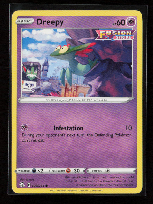 Dreepy Common SWSH08: Fusion Strike 128/264 NM