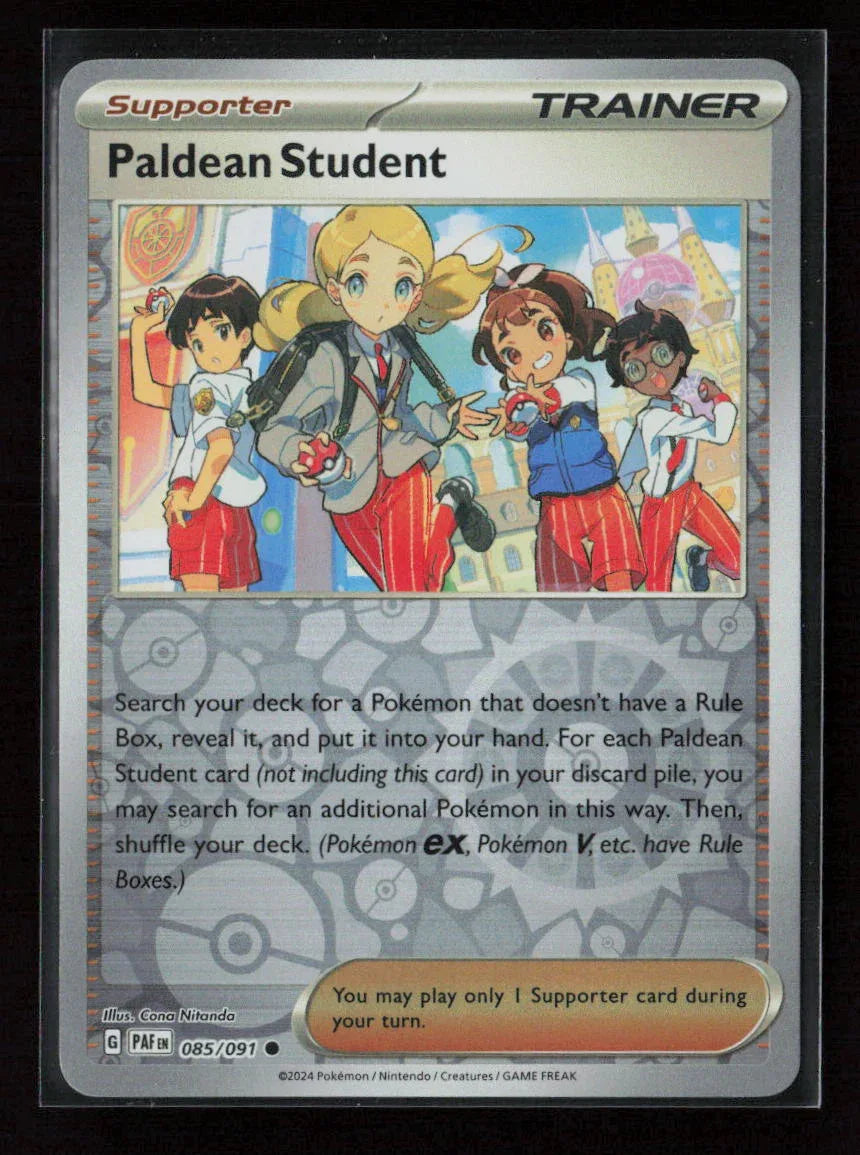 Paldean Student - Common SV: Paldean Fates 085/091 NM - Kang's Collectibles