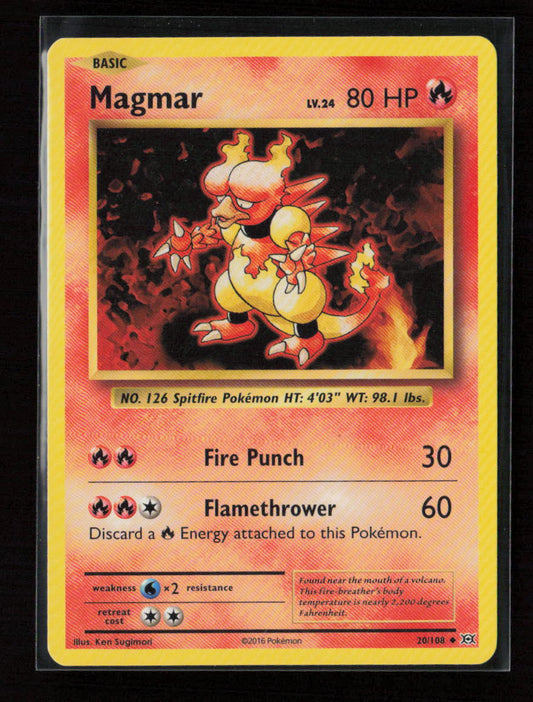 Magmar Uncommon XY - Evolutions 20/108 LP